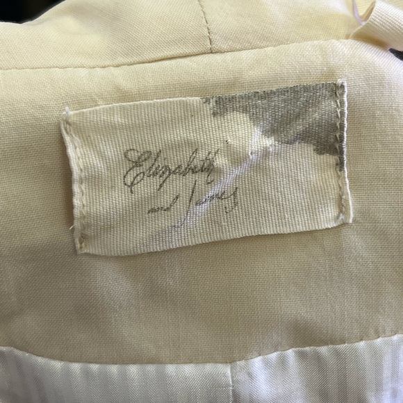 Elizabeth and James Cream Tuxedo Style Jacket - Picture 5 of 5